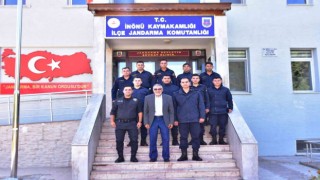 Başkan Bozkurt, Teğmen Hasan Dönmeze görevinde başarılar diledi