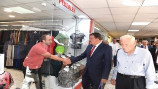 Başkan Gürkan, Kapalı Çarşı esnafıyla buluştu