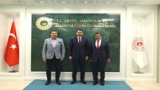 Başkan Gürkandan Bakan Kuruma ziyaret