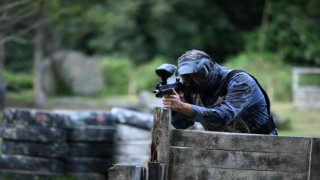 Başkan Kocaman gençlerle paintball oynadı