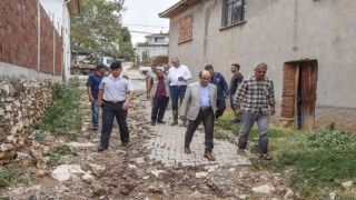 Başkan Özkan aşırı yağış sonrası sahada inceleme yaptı