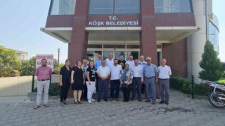 Başkan Özmen ve Başkan Gülerden Köşkteki kutlamalara davet