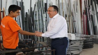 Başkan Savran, iş insanlarını ve emekçi çalışanları ziyaret etti