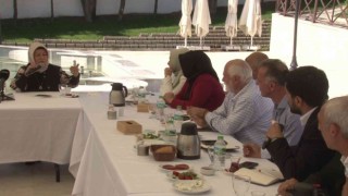 Başkan Şeyma Döğücü basın çalışanlarıyla bir araya geldi