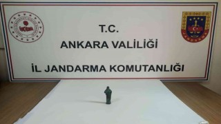 Başkentte tarihi eser niteliğinde 400 bin TL lik insan figürü ele geçirildi
