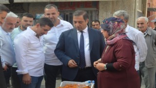 Baştürk, Şire Pazarı ve Toptancılar Sitesi esnaflarıyla buluştu