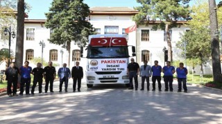Bilecikten kardeş ülke Pakistana yardım eli