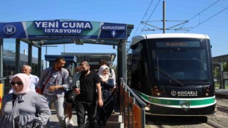 Bir günde 56 bin yolcu tramvaya bindi, tüm zamanların rekoru kırıldı