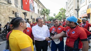 Bisikletlilerden Başkan Seçere destek teşekkürü