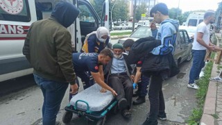 Bisikletten düşen yaşlı adam ölümden döndü