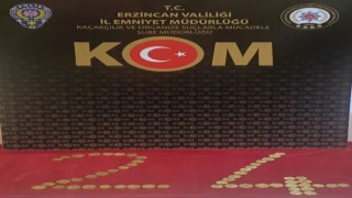 Bizans dönemine ait 55 adet sikke ele geçirildi