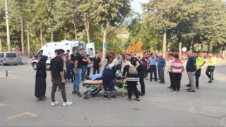 Burdurda trafik kazası: 1 yaralı