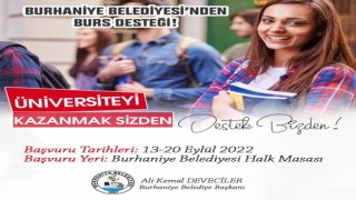 Burhaniyede burs müracaatları başladı