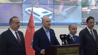 Bursa tarihinin en büyük uyuşturucu operasyonunu Bakan Soylu açıkladı