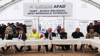 Bursada deprem tatbikatı