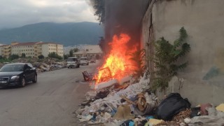 Bursada hurdacılar sitesinde yangın paniği