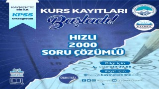 Büyükşehir KAYMEKte bir ilk: ‘Ortaöğretim KPSS Kursu