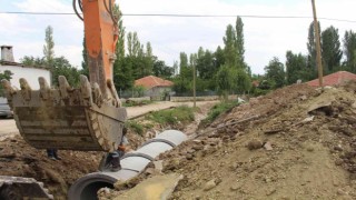 Büyükşehirden Kırkpınarda yağmur suyu çalışması