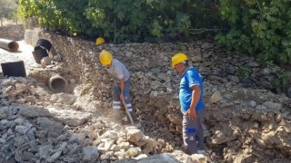 Büyükşehirden Ürünlüde yağmur suyu çalışması