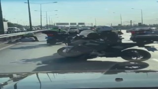 Çalıntı araçla şehir turuna polis dur dedi