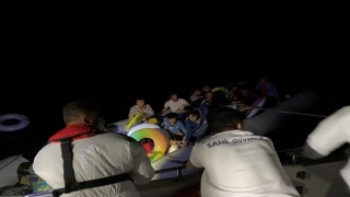 Çanakkale açıklarında 58 düzensiz göçmen kurtarıldı