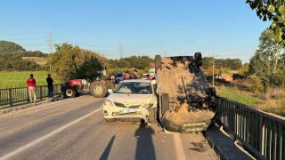 Çanda trafik kazası: 2 yaralı