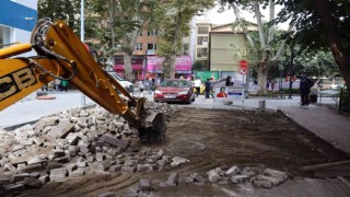 Cebesoy Sokakta yenileme çalışmaları başladı
