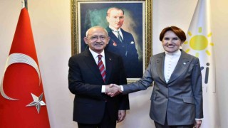 CHP Genel Başkanı Kılıçdaroğlu, İYİ Parti Genel Başkanı Akşeneri ziyaret etti