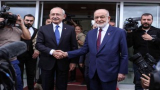 CHP Genel Başkanı Kılıçdaroğlu, Saadet Partisi Genel Başkanı Karamollaoğlunu ziyaret etti