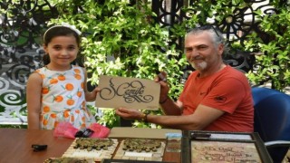 Çocuklar Tarih Şeridinde ebru ve hat sanatı ile tanıştı