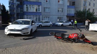 Çorluda trafik kazası: 1 yaralı