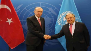 Cumhurbaşkanı Erdoğan, BM Genel Sekreteri Guterres ile görüştü
