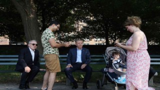 Cumhurbaşkanı Erdoğan, Central Parkta yürüyüş yaptı