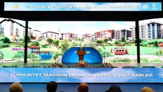 Cumhurbaşkanı Erdoğan, Cumhuriyet tarihinin en büyük sosyal konut projesinin detaylarını paylaştı