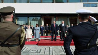 Cumhurbaşkanı Erdoğan, Hırvatistanta resmi törenle karşılandı