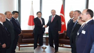Cumhurbaşkanı Erdoğan, Japonya Başbakanı Kishida ile bir araya geldi