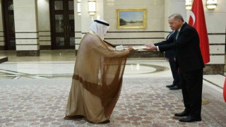 Cumhurbaşkanı Erdoğan, Kuveyt Büyükelçisi Wael Yousef Alenziyi kabul etti