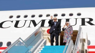 Cumhurbaşkanı Erdoğan Özbekistana gitti