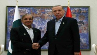 Cumhurbaşkanı Erdoğan, Pakistan Başbakanı Şerifi kabul etti