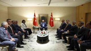 Cumhurbaşkanı Erdoğan, Sırbistanda Sancaklı liderlerle görüştü