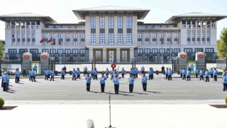 Cumhurbaşkanlığı Muhafız Alayında nöbet değişimi töreni