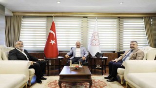 Cumhurbaşkanlığı Sosyal Politikalar Kurulu Başkan Vekili Prof. Dr. Işıkhandan Ağrı Valisi Varola ziyaret