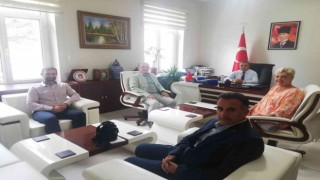 Dekan İpçioğlundan Kaymakam Öztürke ziyaret