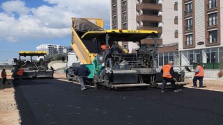 Demirtaşta imar yolları sıcak asfaltla kaplandı