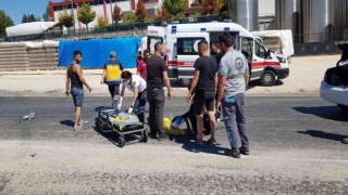 Dikkatsiz sürücü ölümden döndü