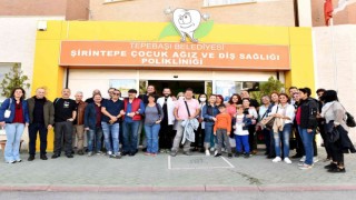 Diş hekimleri Tepebaşı merkezlerini ziyaret etti