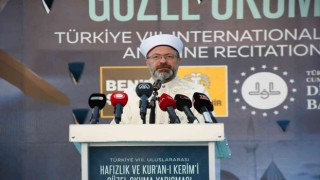 Diyanet İşleri Başkanı Erbaş: “Halkımızın Kuran-ı Kerimi okumasına ve öğrenmesine rehberlik etmekteyiz”