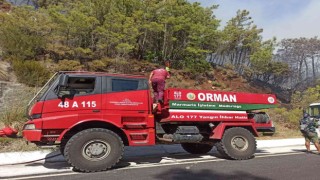 Dumandan etkilenen orman işçisi hastaneye kaldırıldı