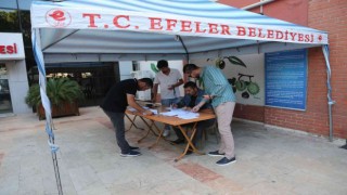 Efeler Belediye personeli sağlık taramasından geçti