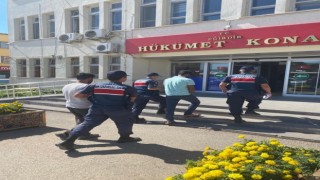 Eğirdirde kablo hırsızları yakalandı